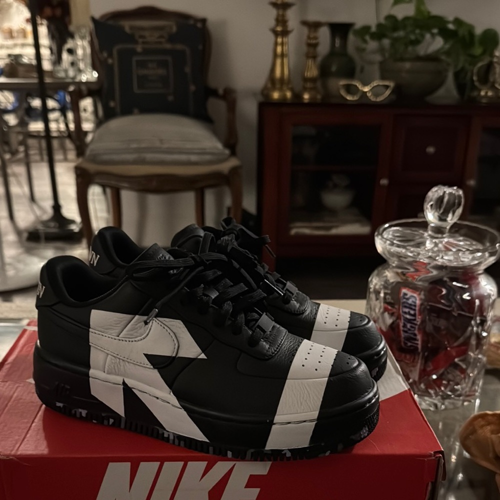 Nike Air Force 1 Upstep LX Uptown Women’s Size 7 Black/Black-White 898421-0001